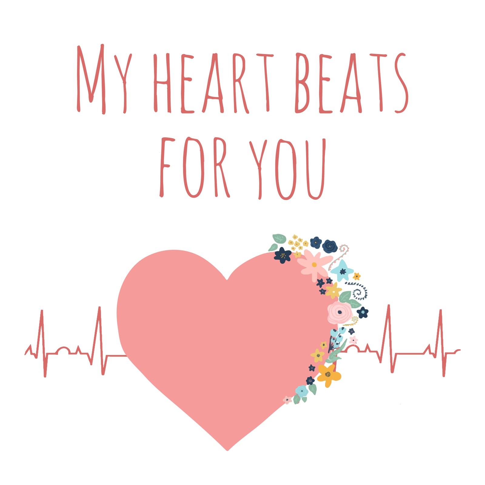 A poetic way of love language to say that their love is vital and essential, much like the heartbeat
