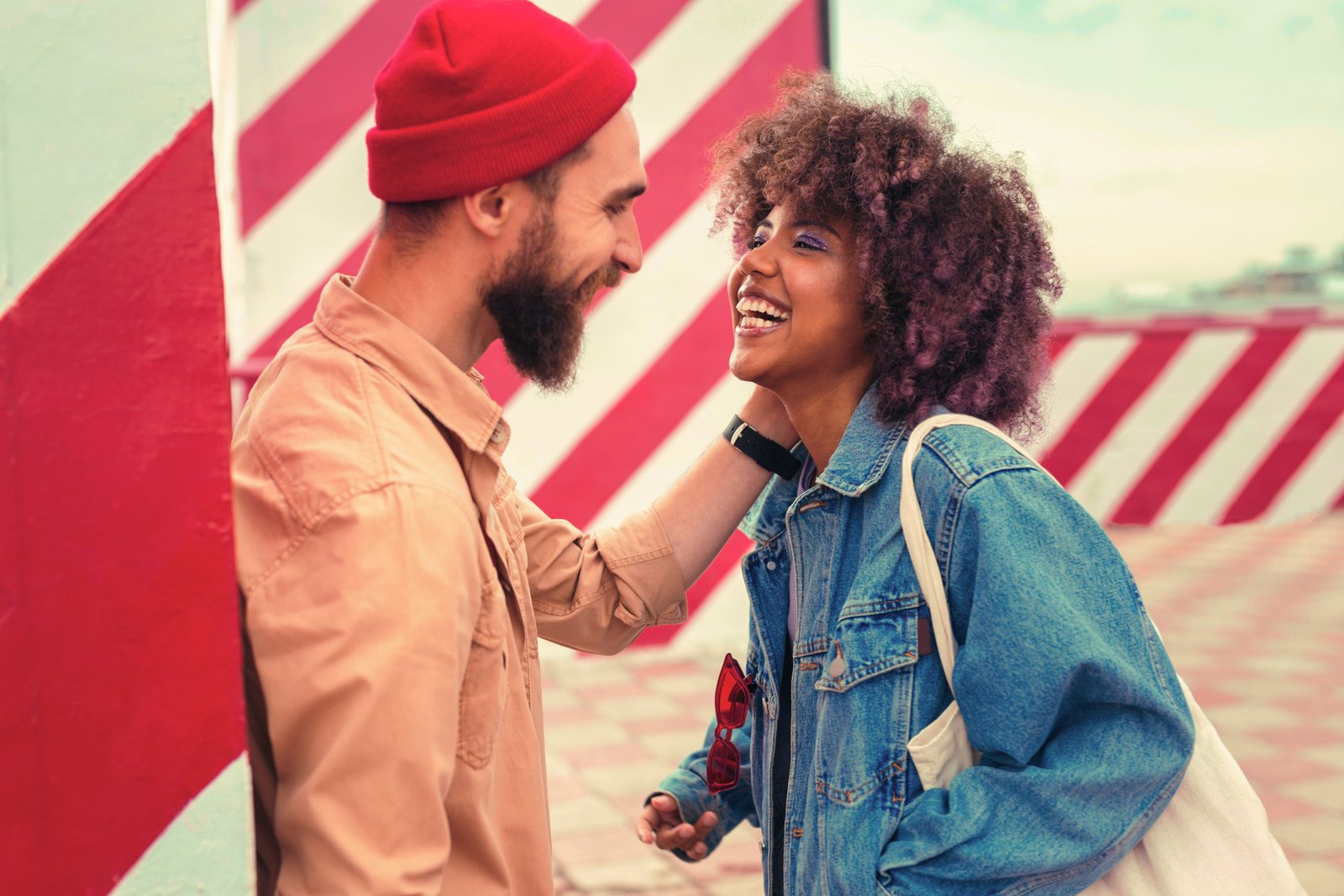 Heart, mind and soul united make these husband and wife so happy.