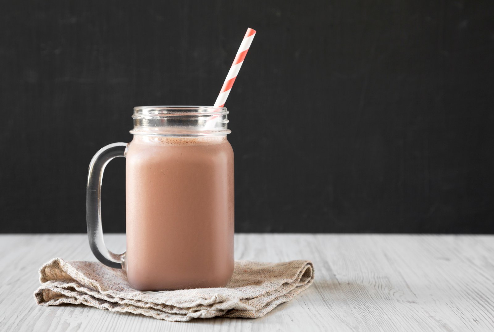 Freshly made milkshake