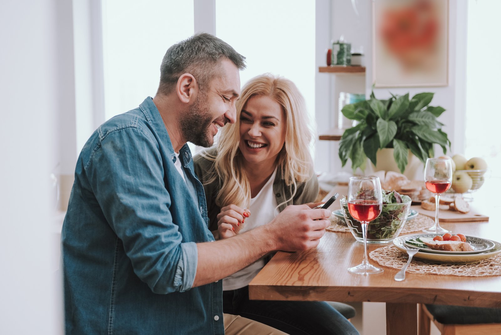 Couple enjoying time together